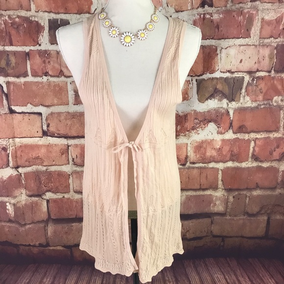 august silk Sweaters - August Silk Sleeveless Long Sweater Vest  NWT PM